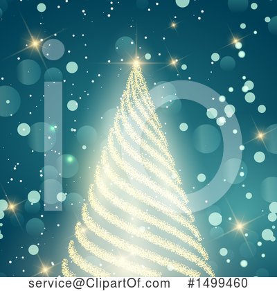 Christmas Tree Clipart #1499460 by KJ Pargeter