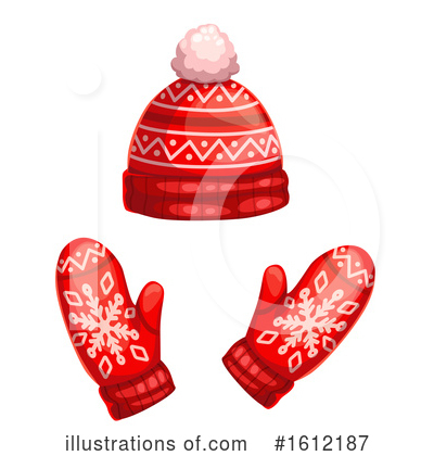 Mittens Clipart #1612187 by Vector Tradition SM