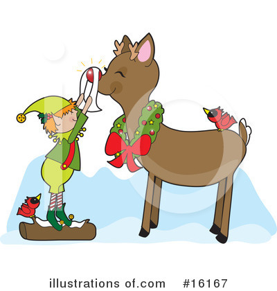 Royalty-Free (RF) Christmas Clipart Illustration by Maria Bell - Stock Sample #16167