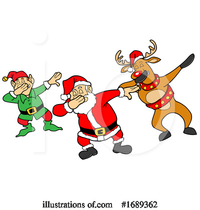 Rudolph Clipart #1689362 by LaffToon