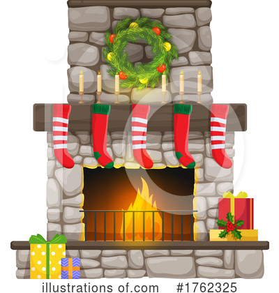 Fireplace Clipart #1762325 by Vector Tradition SM
