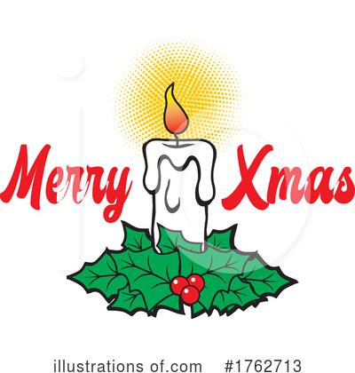 Christmas Candle Clipart #1762713 by Johnny Sajem
