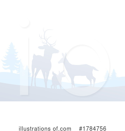 Deer Clipart #1784756 by AtStockIllustration