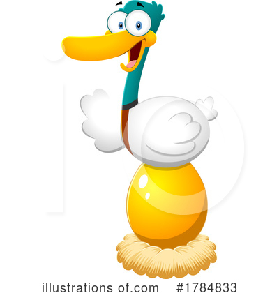 Goose Clipart #1784833 by Hit Toon