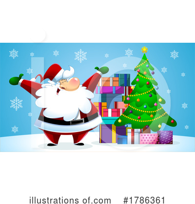 Christmas Tree Clipart #1786361 by Hit Toon