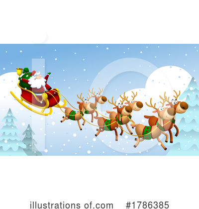 Reindeer Clipart #1786385 by Hit Toon