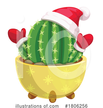 Santa Hat Clipart #1806256 by Vector Tradition SM