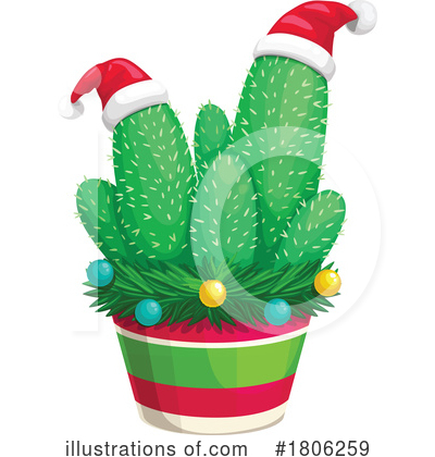 Santa Hat Clipart #1806259 by Vector Tradition SM