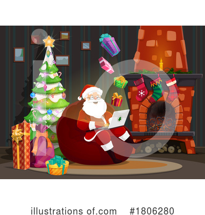 Royalty-Free (RF) Christmas Clipart Illustration by Vector Tradition SM - Stock Sample #1806280