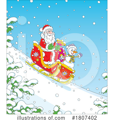 Royalty-Free (RF) Christmas Clipart Illustration by Alex Bannykh - Stock Sample #1807402