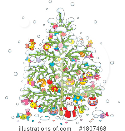 Royalty-Free (RF) Christmas Clipart Illustration by Alex Bannykh - Stock Sample #1807468