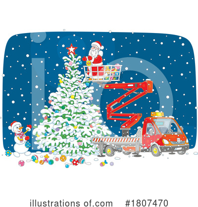 Royalty-Free (RF) Christmas Clipart Illustration by Alex Bannykh - Stock Sample #1807470