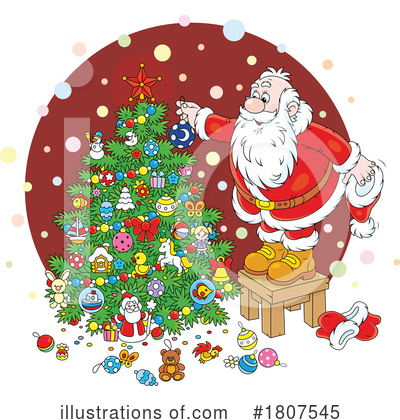 Christmas Tree Clipart #1807545 by Alex Bannykh