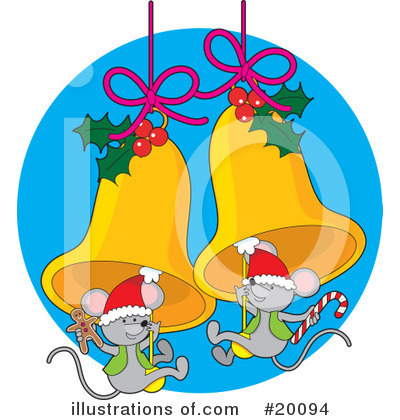 Christmas Bell Clipart #20094 by Maria Bell