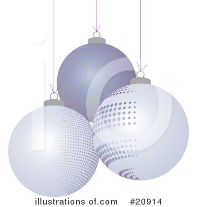 Christmas Ornaments Clipart #20914 by elaineitalia