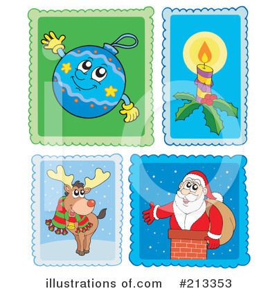 Royalty-Free (RF) Christmas Clipart Illustration by visekart - Stock Sample #213353