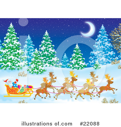 Royalty-Free (RF) Christmas Clipart Illustration by Alex Bannykh - Stock Sample #22088