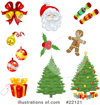 Christmas Bell Clipart #22121 by Tonis Pan