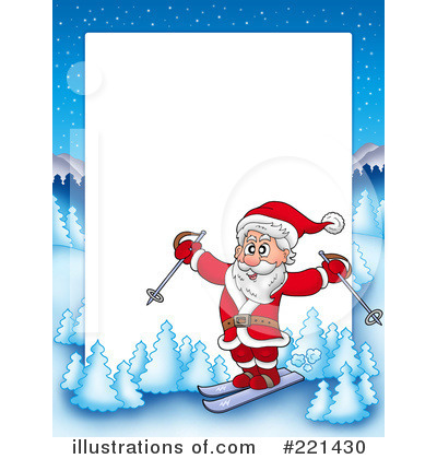 Skiing Clipart #221430 by visekart