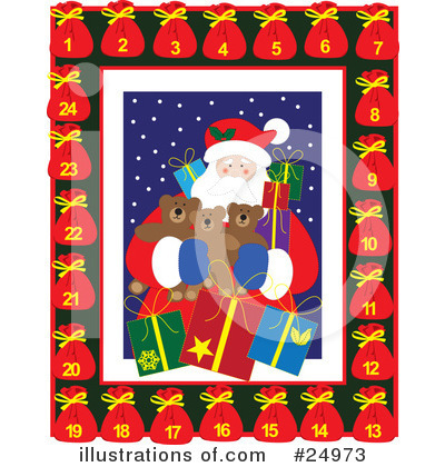 Royalty-Free (RF) Christmas Clipart Illustration by Eugene - Stock Sample #24973