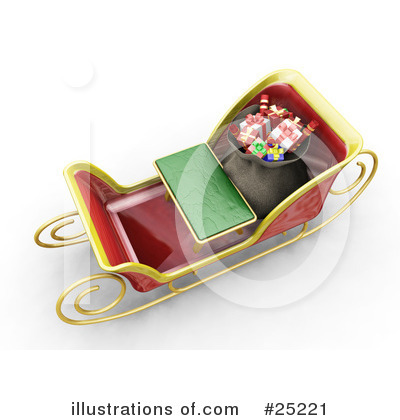 Sleigh Clipart #25221 by KJ Pargeter
