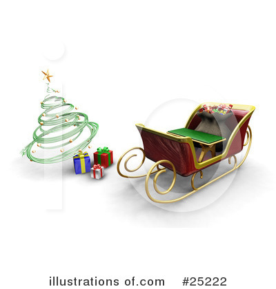 Sleigh Clipart #25222 by KJ Pargeter