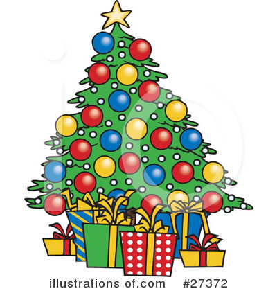 Christmas Tree Clipart #27372 by toonaday