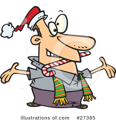 Royalty-Free (RF) Christmas Clipart Illustration by toonaday - Stock Sample #27385