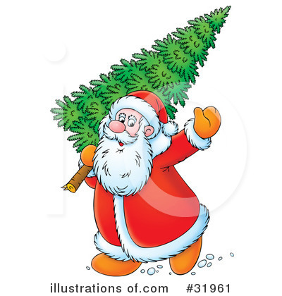 Royalty-Free (RF) Christmas Clipart Illustration by Alex Bannykh - Stock Sample #31961