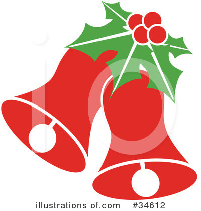 Christmas Bell Clipart #34612 by OnFocusMedia