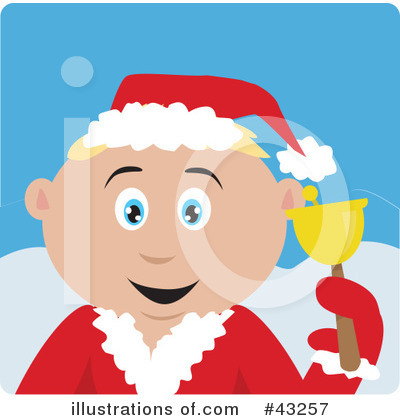 Royalty-Free (RF) Christmas Clipart Illustration by Dennis Holmes Designs - Stock Sample #43257