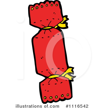 Royalty-Free (RF) Christmas Cracker Clipart Illustration by lineartestpilot - Stock Sample #1116542