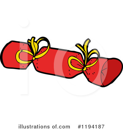Royalty-Free (RF) Christmas Cracker Clipart Illustration by lineartestpilot - Stock Sample #1194187