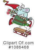 Christmas Elf Clipart #1086468 by toonaday
