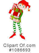 Christmas Elf Clipart #1086693 by Pushkin