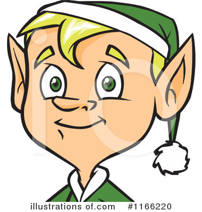 Royalty-Free (RF) Christmas Elf Clipart Illustration by Cartoon Solutions - Stock Sample #1166220