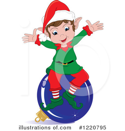 Royalty-Free (RF) Christmas Elf Clipart Illustration by Pams Clipart - Stock Sample #1220795