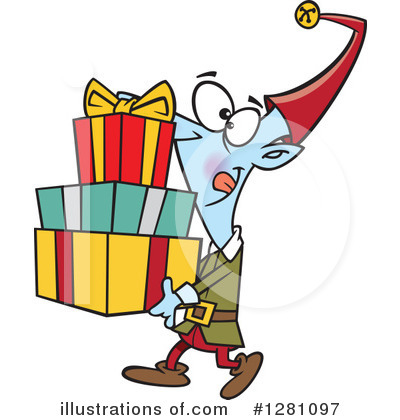 Christmas Gift Clipart #1281097 by toonaday