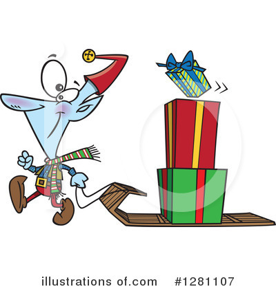 Presents Clipart #1281107 by toonaday