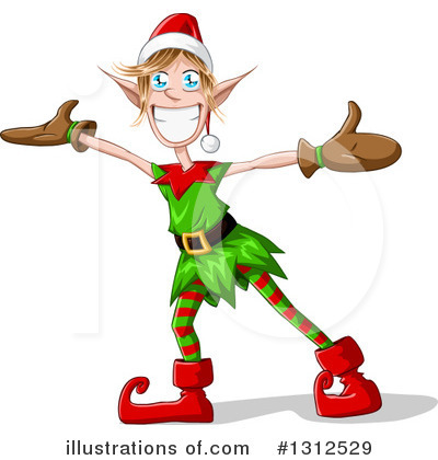 Christmas Elf Clipart #1312529 by Liron Peer