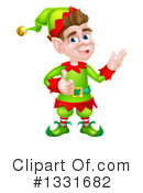 Christmas Elf Clipart #1331682 by AtStockIllustration