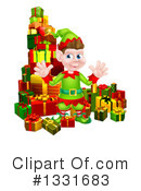 Christmas Elf Clipart #1331683 by AtStockIllustration