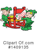 Christmas Elf Clipart #1409135 by Johnny Sajem