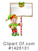 Christmas Elf Clipart #1426131 by AtStockIllustration