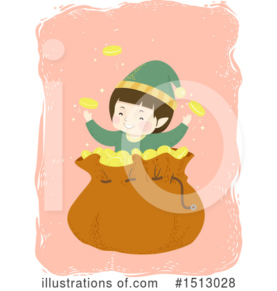 Royalty-Free (RF) Christmas Elf Clipart Illustration by BNP Design Studio - Stock Sample #1513028