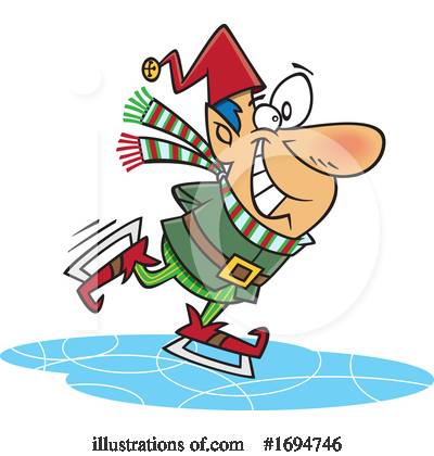 Skating Clipart #1694746 by toonaday