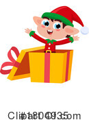 Christmas Elf Clipart #1804935 by Hit Toon