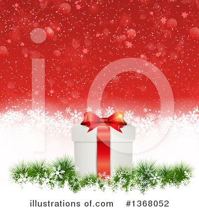 Royalty-Free (RF) Christmas Gift Clipart Illustration by KJ Pargeter - Stock Sample #1368052