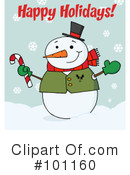 Christmas Greeting Clipart #101160 by Hit Toon