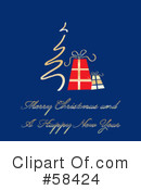Christmas Greeting Clipart #58424 by MilsiArt